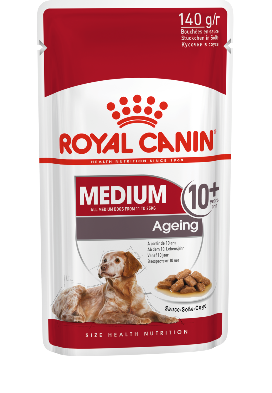 Medium Adulto +10, Húmedo textura gravy